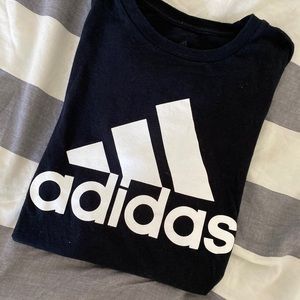 Adidas black tee tshirt top women’s